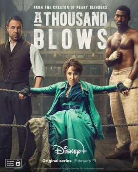 Poster for Stephen Graham starring Victorian boxing drama series A Thousand Blows, streaming on Disney+