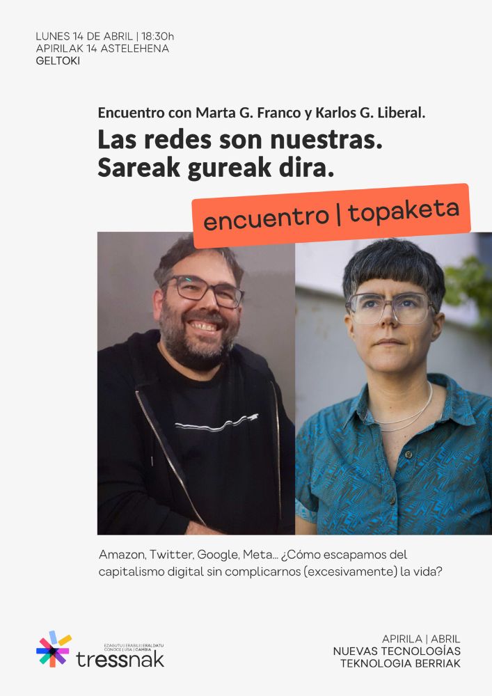 Cartel del encuentro las redes son nuestras