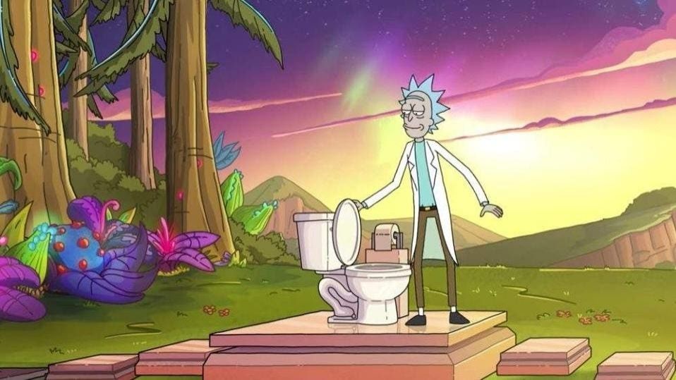 El baño de Rick