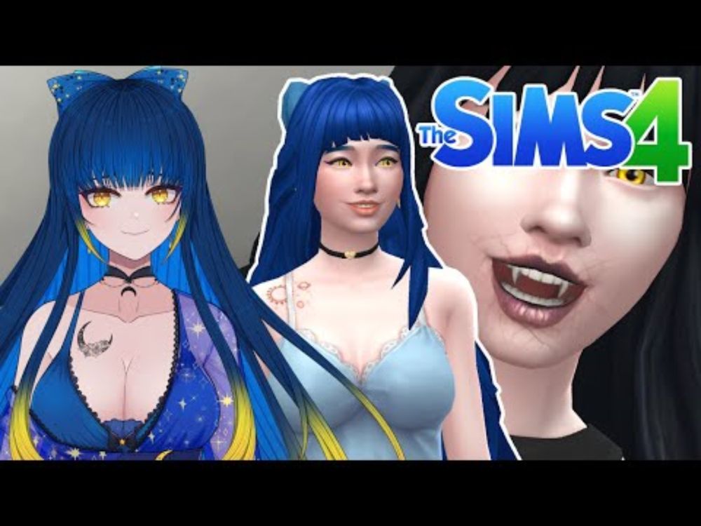 GOAL = Vampire Livestreamer | Sims 4【VTuber】