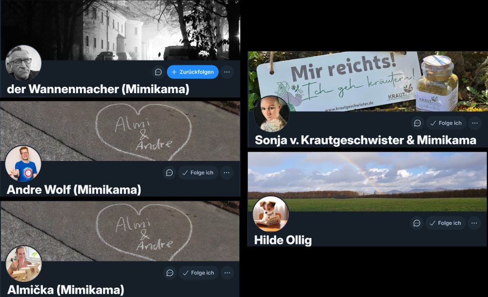 Ein paar von uns sind auch privat hier auf Bluesky. Lust, uns kennenzulernen? Hier sind unsere Profile – wir freuen uns auf dich! <3“


https://bsky.app/profile/tom.mimikama.org
https://bsky.app/profile/andre.mimikama.org
https://bsky.app/profile/almi.mimikama.org
https://bsky.app/profile/sonja.mimikama.org
https://bsky.app/profile/hildeo.bsky.social
