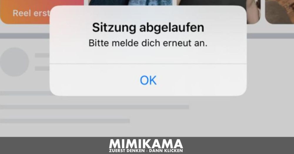 Facebook-Down? Sitzung abgelaufen?