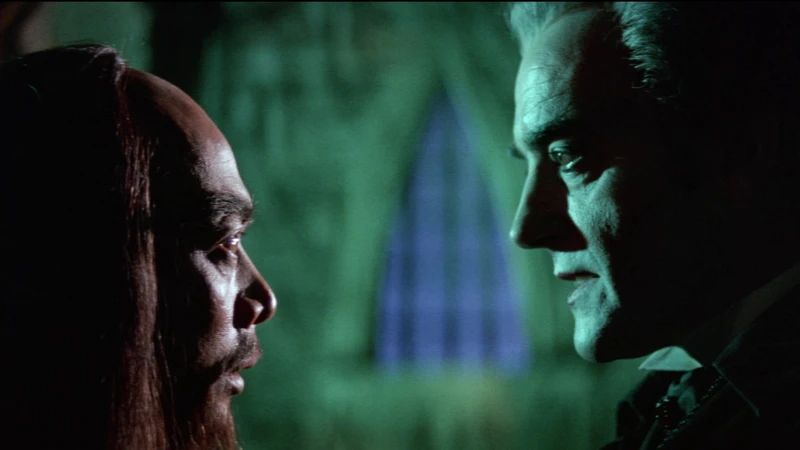 Kah and Dracula face off. Two great tastes that taste great together.