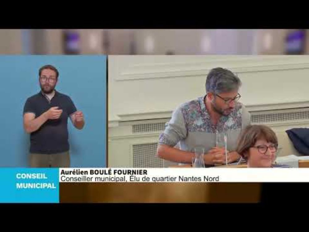 Intervention d'Aurélien Boulé Fournier sur la nuit du bien commun à Nantes.