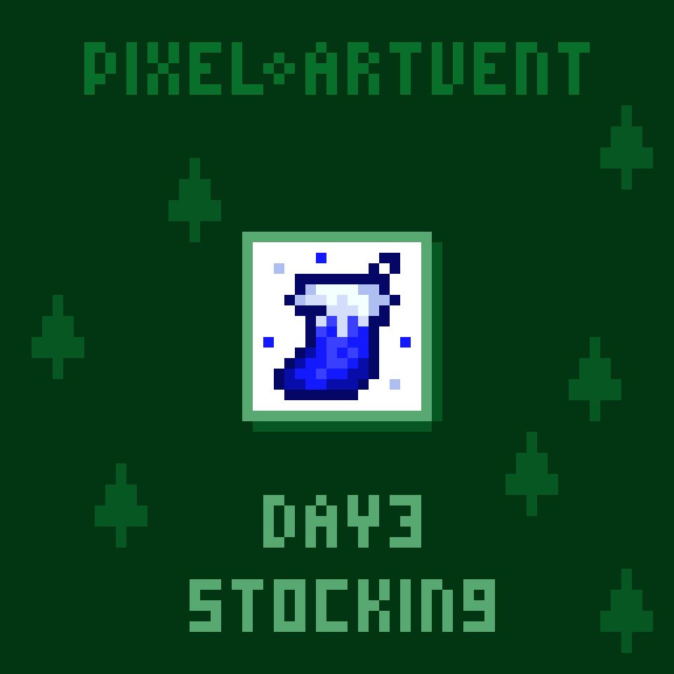 Pixel Artvent Day 3 Stocking