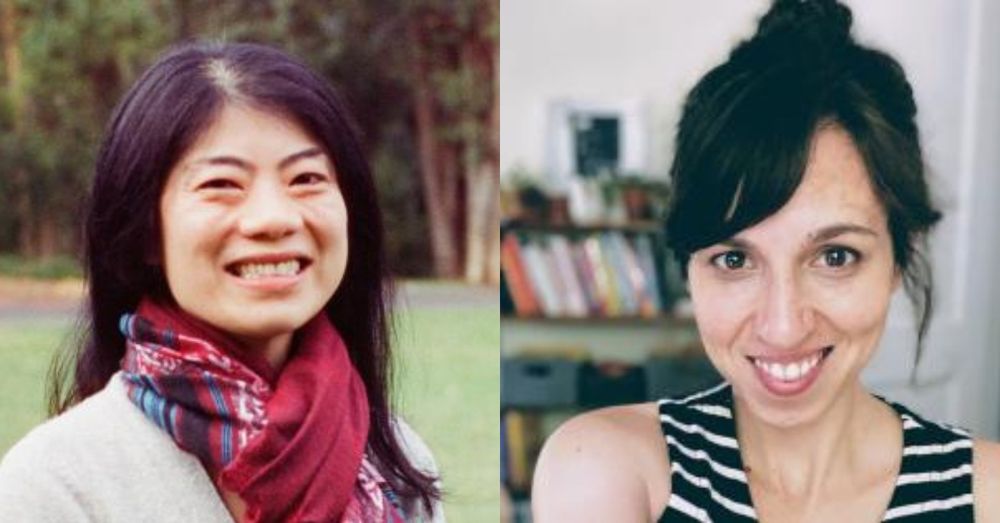 Yi Ting Huang (left) and Charlotte Vaughn (right)