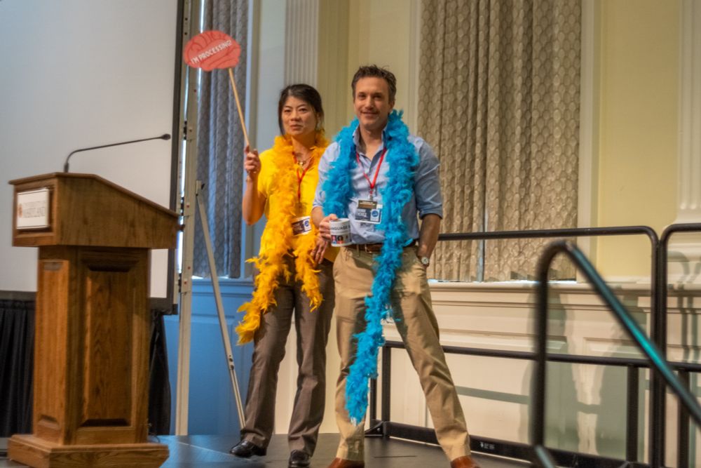 HSP 2025 organizers Yi Ting Huang and Jared Novick
