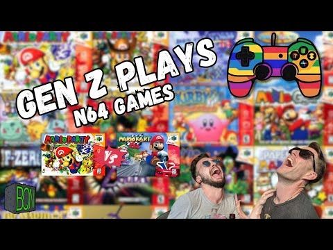 Introducing Gen Z to The N64 - Mario Party and Mario Kart 64