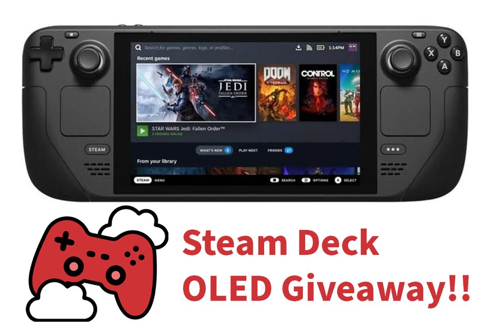 Cloud Dosage Steam Deck OLED Giveaway Banner