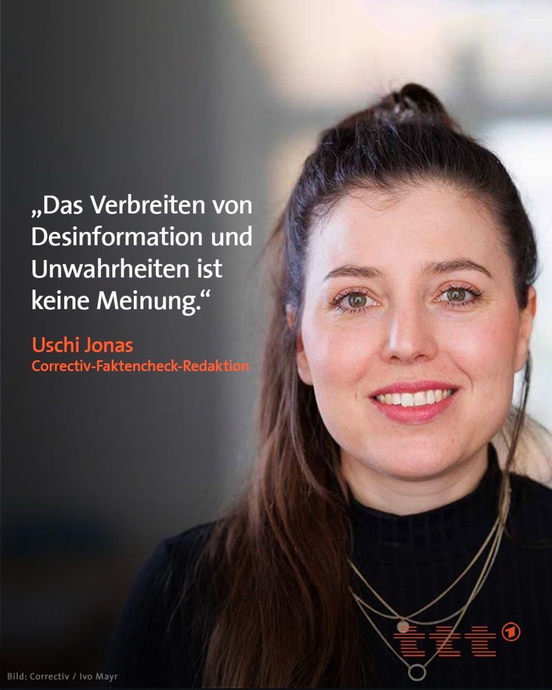 „Das Verbreiten von Desinformation und Unwahrheiten ist keine Meinung."
Uschi Jonas (Portraitfoto) 
Correctiv-Faktencheck-Redaktion


Bild: Correctiv / Ivo Mayr