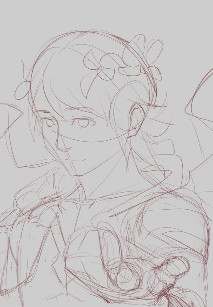 digital pencil sketch of Alfonse from fire emblem heroes

he is wearing his day of devotion outfit and holding his hand out toward the viewer