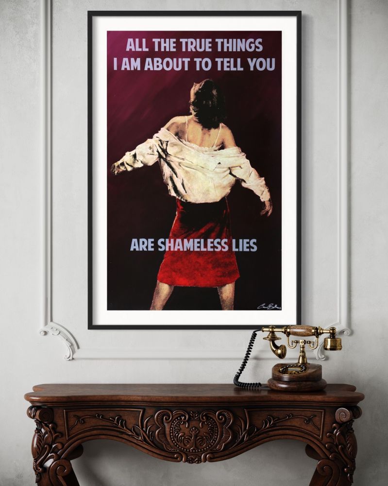 See It On Your Wall

"Shameless Lies" by The Connor Brothers, 2015

Series: Pulp Fiction

Arty-Fact: The artists’ Pulp Fiction Series explores the boundary between reality and fiction. The series reflects The Connor Brothers interest in how our understanding of the world is formed by the narratives we tell about it.