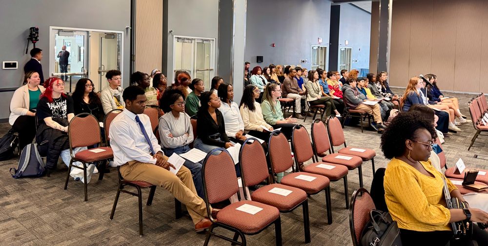 Students and teachers from Milford High School, William Penn High School, Cab Calloway School of the Arts, Newark Charter School, the John Dickinson School, and Selbyville Middle School listen as electors prepare to vote. 