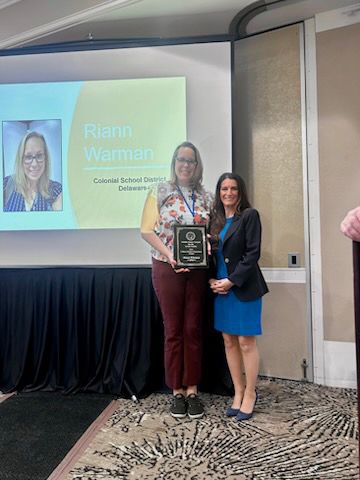 Riann Warman, winner of the Collins-Skinner Award 