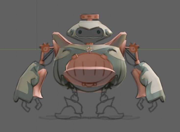 Model + sketch ref overlay