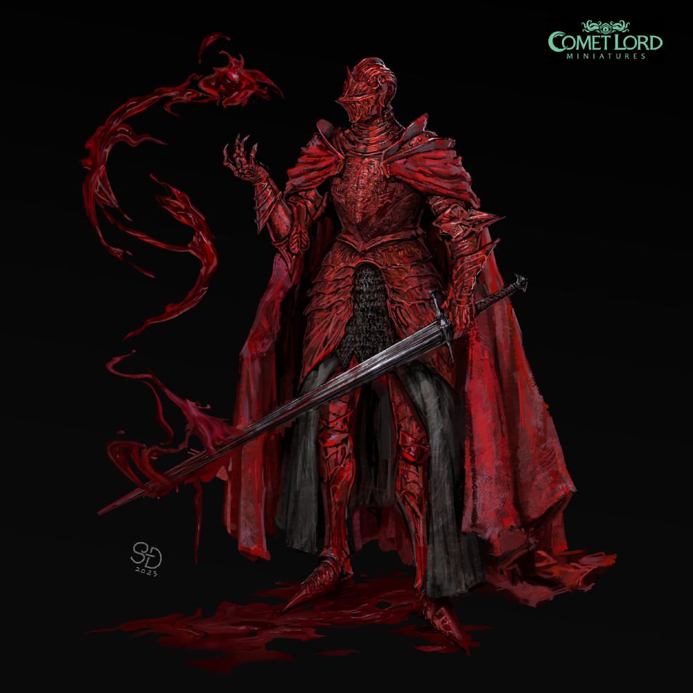 Character illustration done for Comet Lord Miniatures