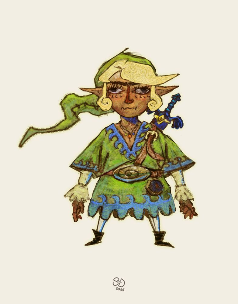 my take on Links design from the Wind Waker