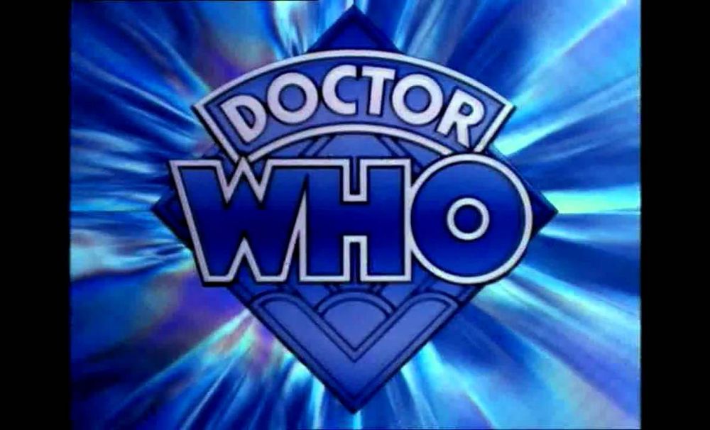 Screen capture of the Doctor Who intro from the 4th Doctor. 