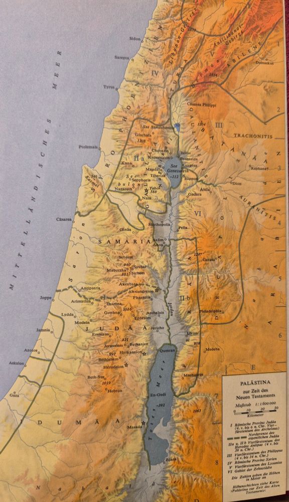 Palästina zur Zeit des Neuen Testaments. 