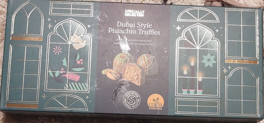 Box of Dubai style Pistachio Truffles 