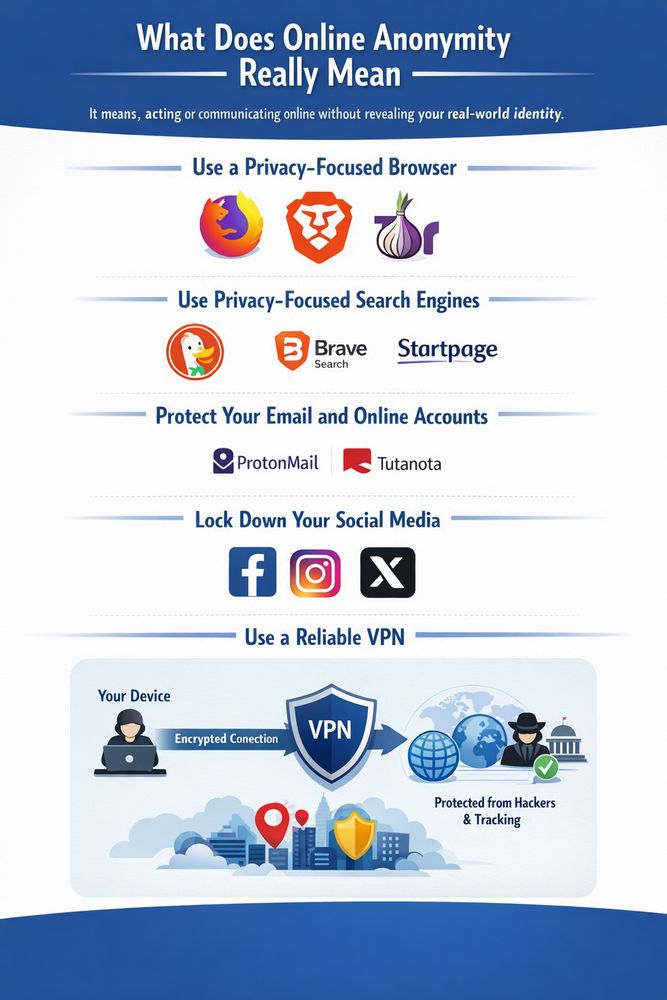 How To Remain Anonymous on the Internet / Online