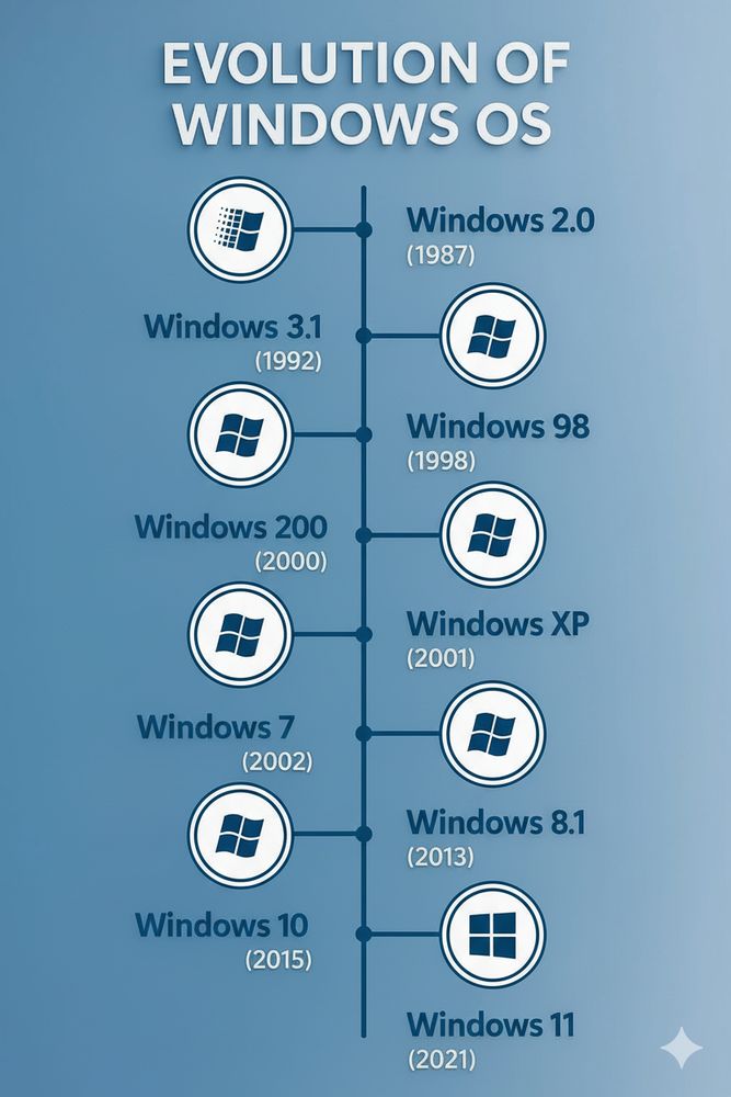Evolution of the Windows Operating System 