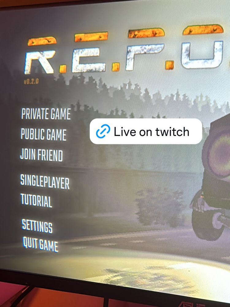 pic of the REPO home screen 