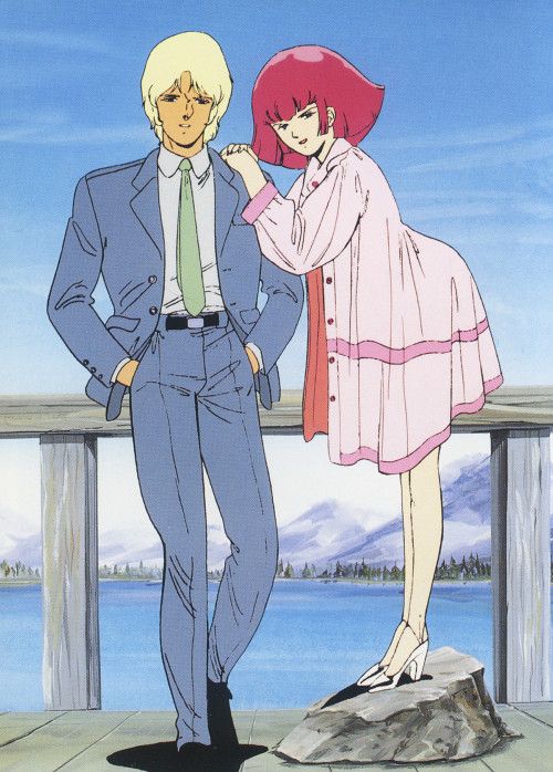 Haman Karn and Char Aznable/Quattro Bajeena/Casval Rem Deikun from Mobile Suit Zeta Gundam’s final episode
