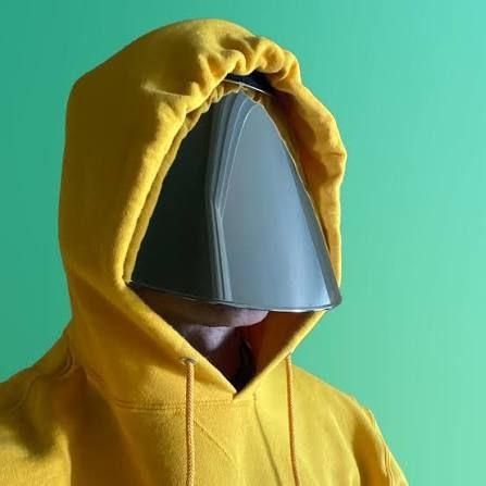 Bug mane the insect rapper in a visor 