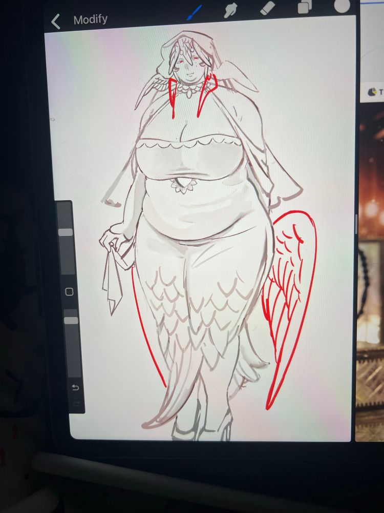 my oc rina dressed in falin from dunmeshis iconic dress