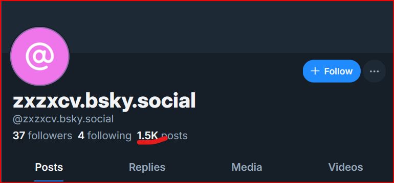 screen snip of a suspicious account which seems to bait Liberals and promote CPC.