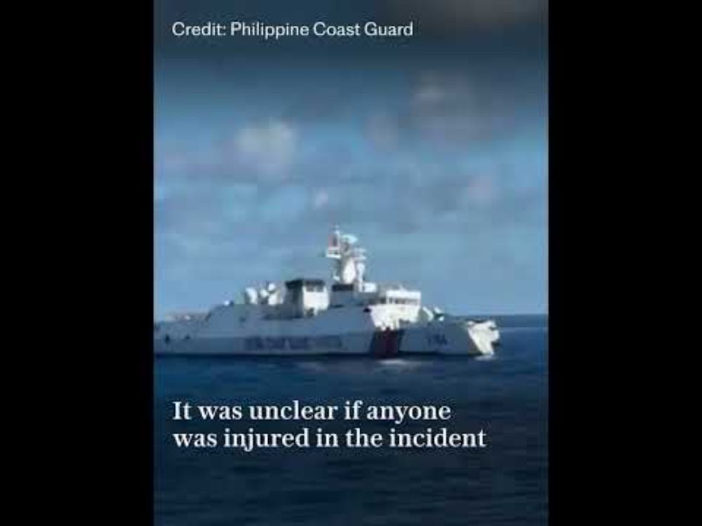 Chinese vessels crash during chase in disputed South China Sea