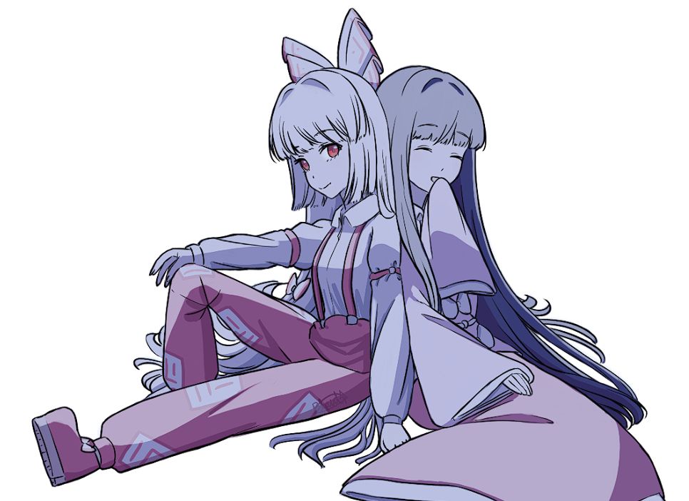 mokou and kaguya