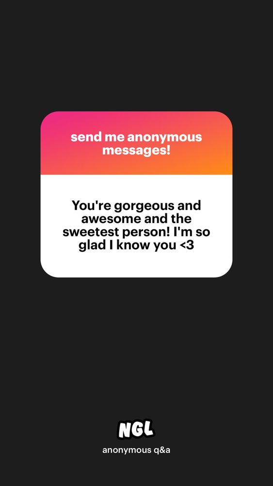 Question box: Did you know you have a big group of people that have a huge crush on you?