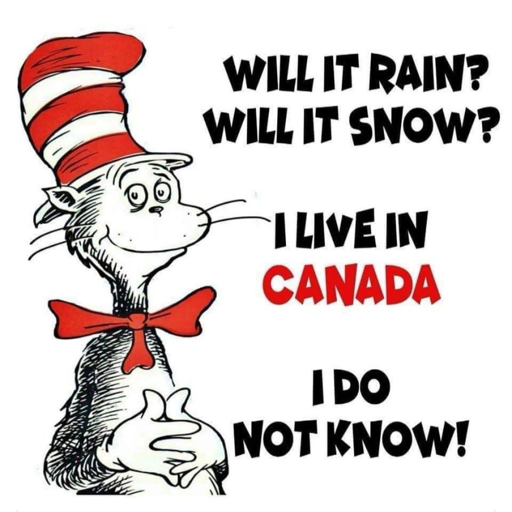 Will it rain? Will it snow? I live in Canada, I do not know 