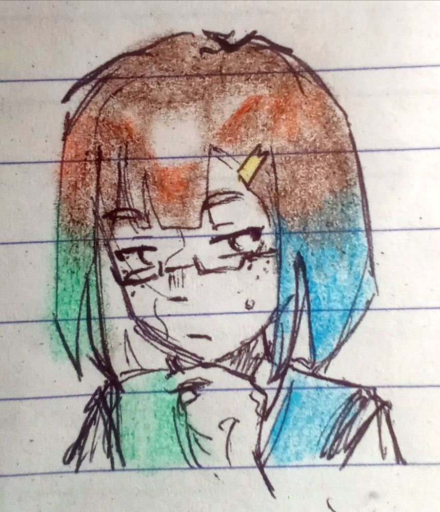 I didn't color it much even the skin lol