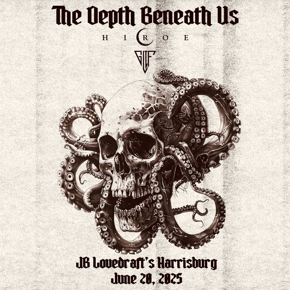 The Depth Beneath Us, Hiroe, and Glif at JB Lovedraft's MicroPub, Harrisburg PA, June 20, 2025