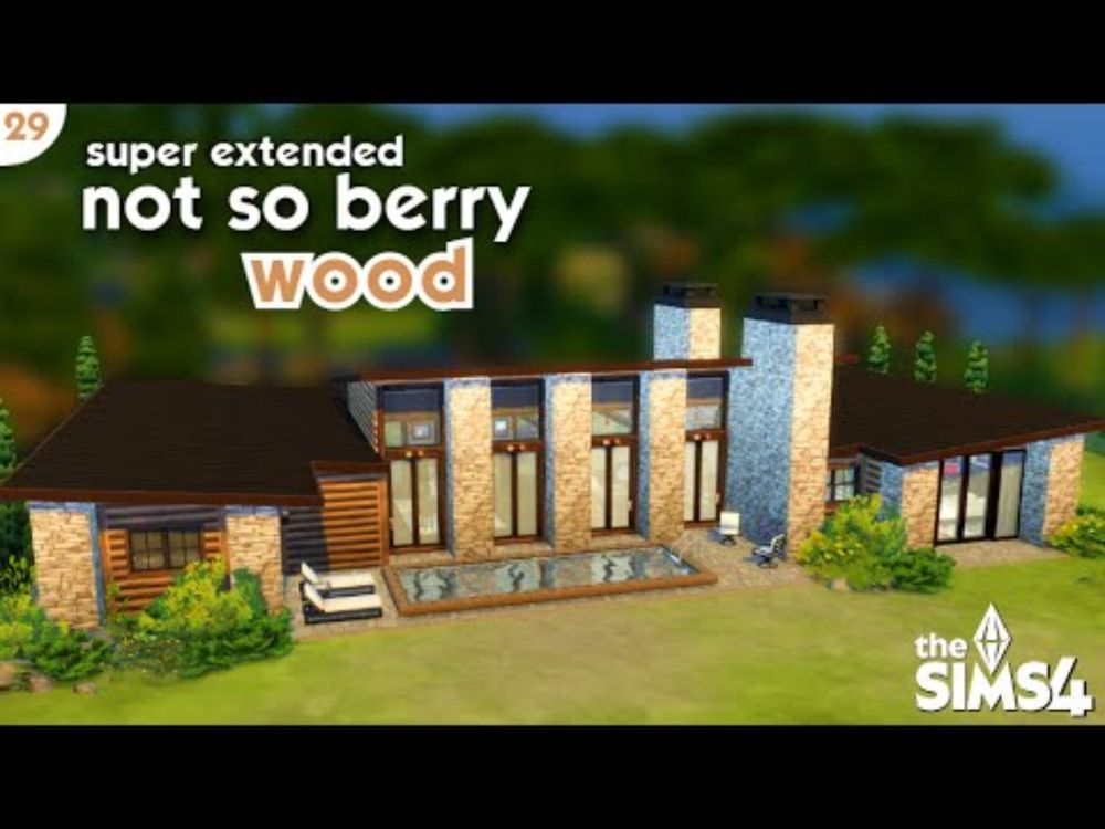 HOME TOUR - Not So Berry Tiny House: #29 WOOD🚪 | The Sims 4