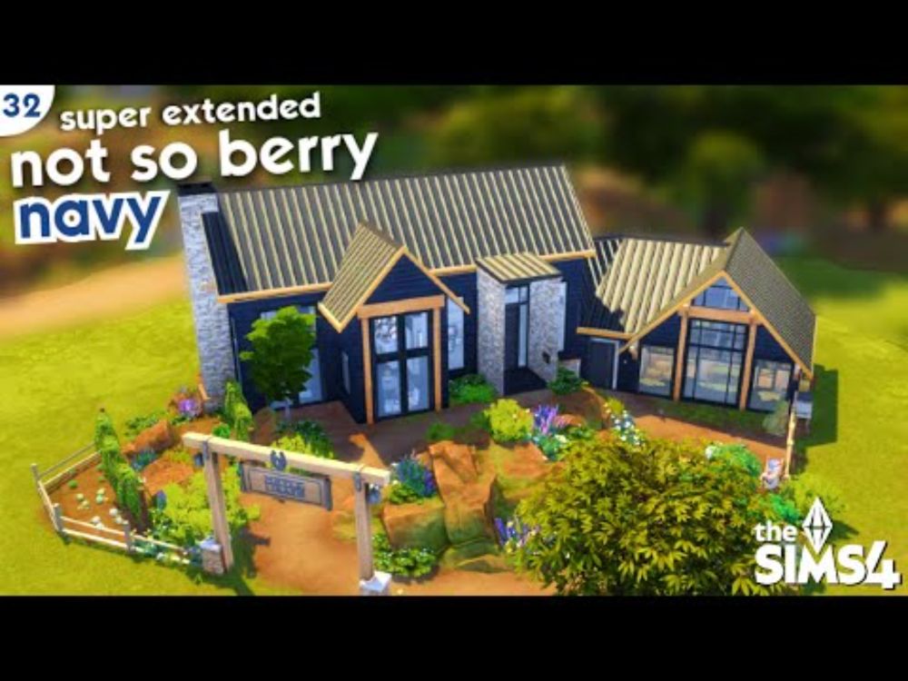 HOME TOUR - Not So Berry Tiny House: #32 NAVY💙  | The Sims 4