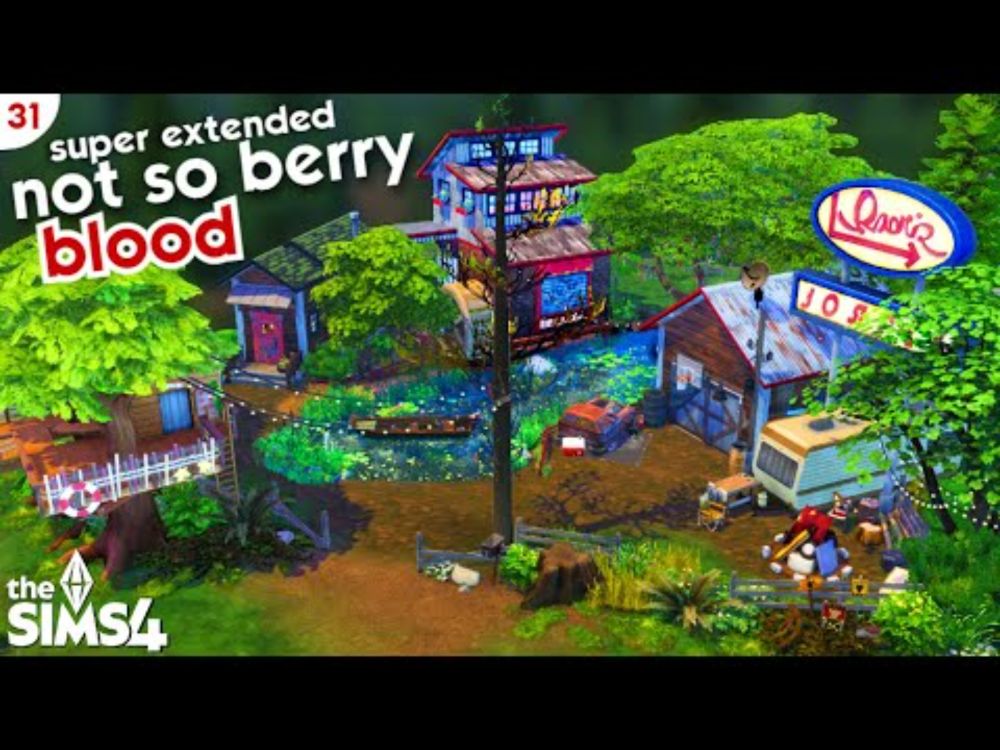 HOME TOUR - Not So Berry Tiny House: #31 BLOOD🩸  | The Sims 4