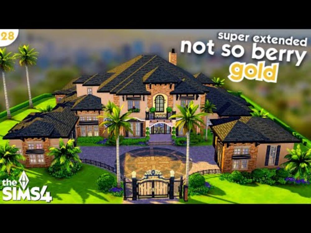 HOME TOUR - Not So Berry House: #28 GOLD🌟| The Sims 4