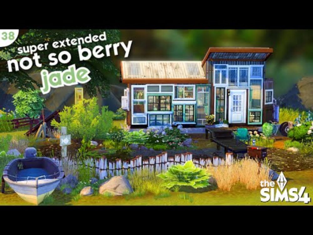 HOME TOUR - Not So Berry Tiny House: #38 JADE 🌳| The Sims 4