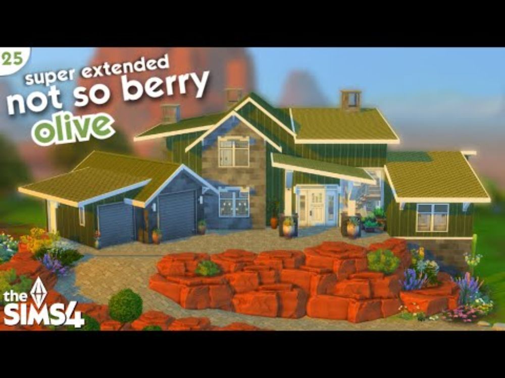 HOME TOUR - Not So Berry House: #25 OLIVE #2 🧩| The Sims 4