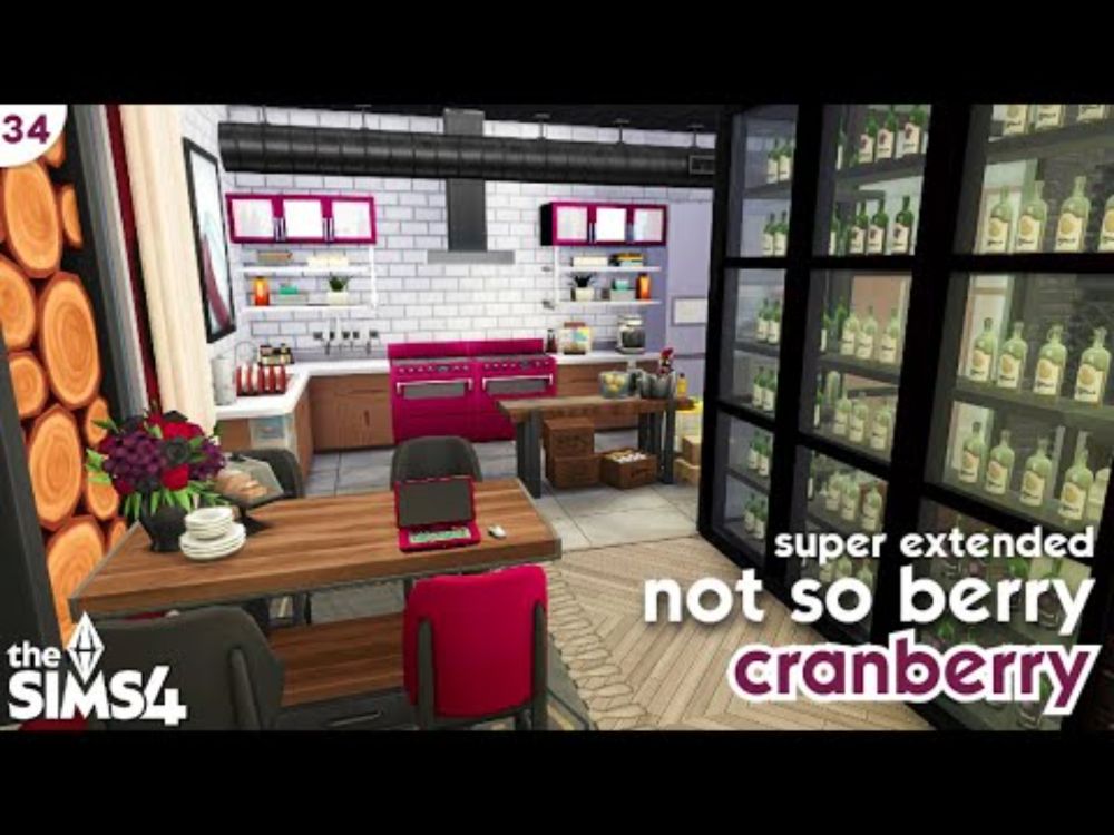 HOME TOUR - Not So Berry Apartments: #34 CRANBERRY🍷 | The Sims 4