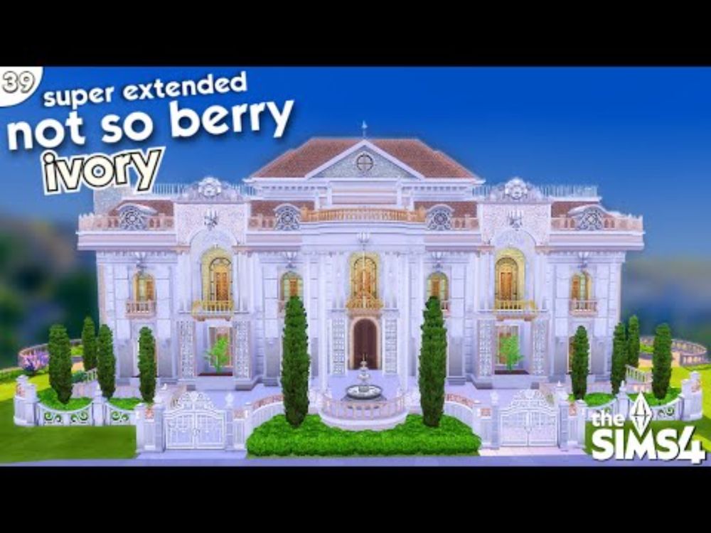 HOME TOUR - Not So Berry House: #39 IVORY #2 🎹 | The Sims 4