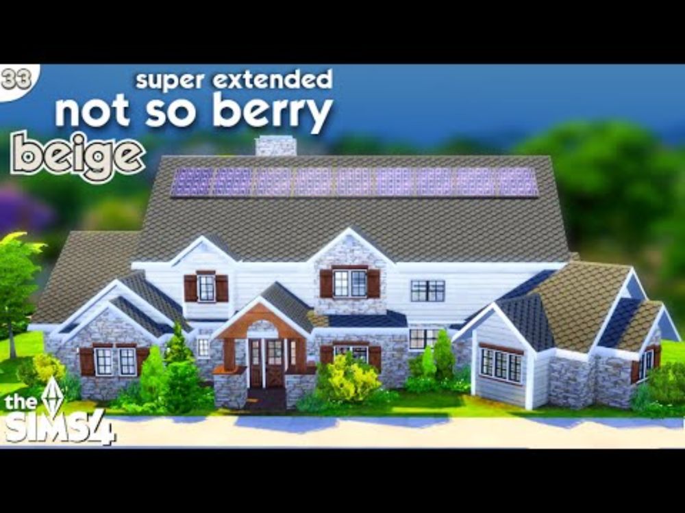HOME TOUR - Not So Berry Tiny House: #33 BEIGE🧦 | The Sims 4