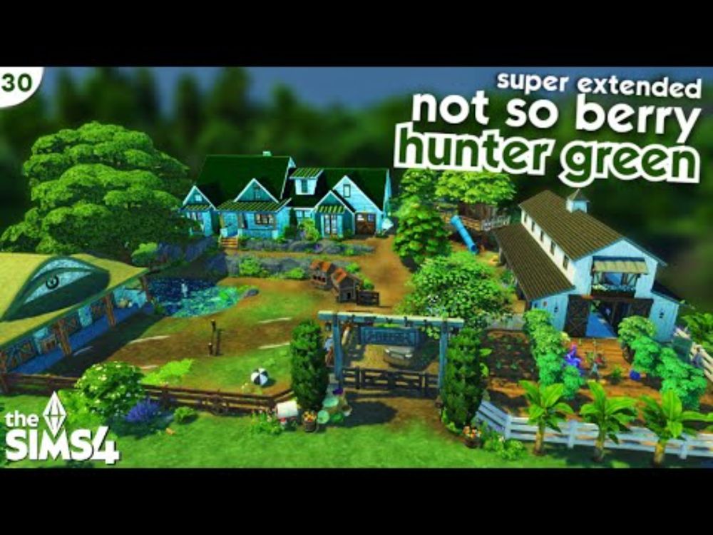 HOME TOUR - Not So Berry Tiny House: #30 HUNTER GREEN🌲| The Sims 4