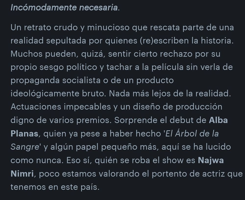 Reseña de 'La Virgen Roja' 