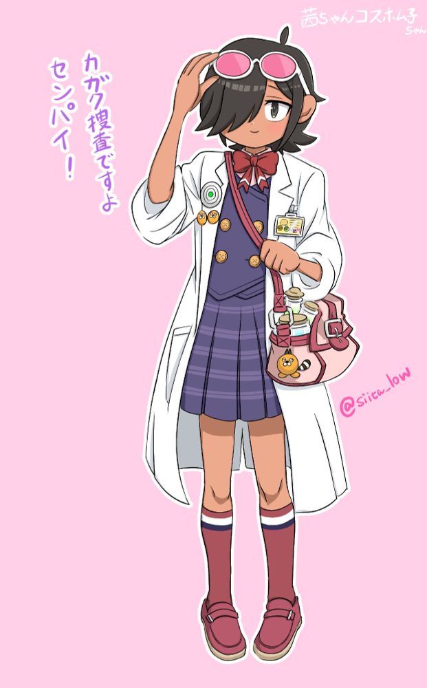 逆転裁判の茜ちゃんのコスプレをしているホム子ちゃんです。