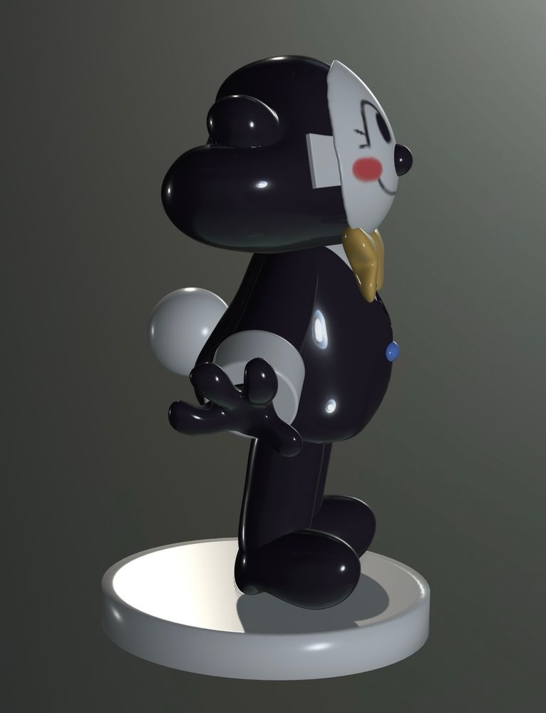 Alternate angle, in neutral pose.